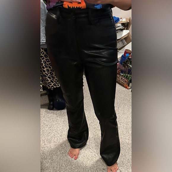 Judy Blue Pants - Judy Blue Black Faux Leather Bootcut Pants